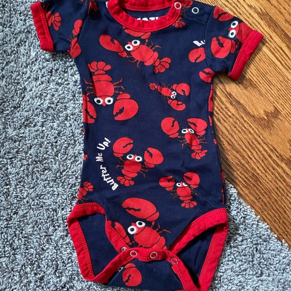 Lazy One One Pieces Butter Me Up Lobster Baby Onesie Poshmark